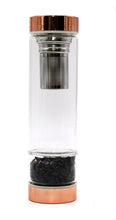 Load image into Gallery viewer, Crystal Water Bottle With Tea Infuser