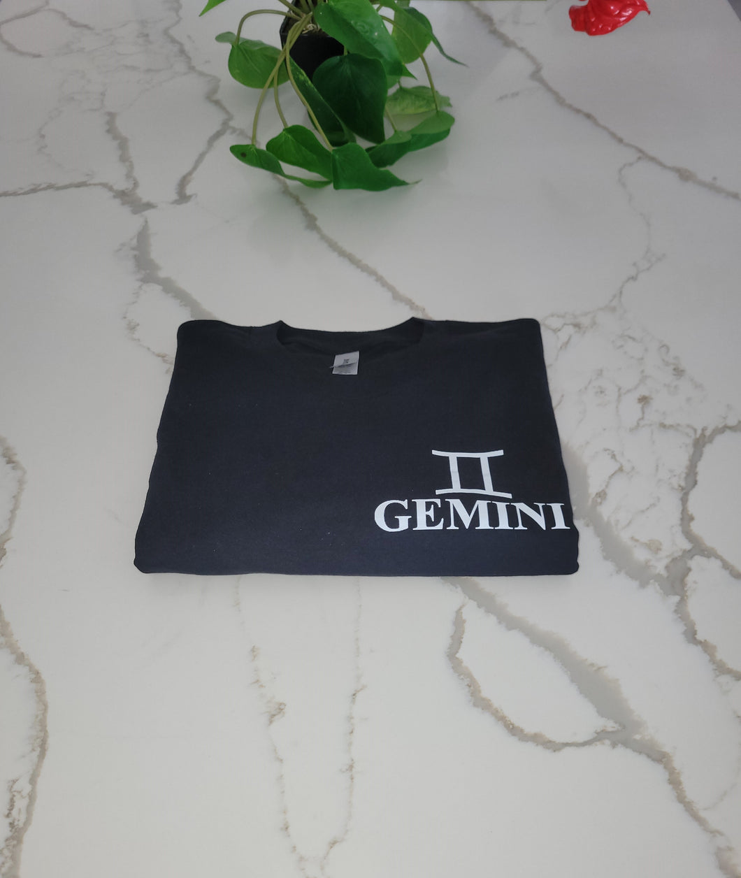 Gemini Zodiac Tee Front