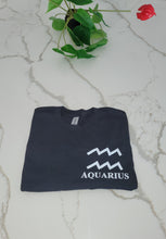 Load image into Gallery viewer, Aquarius Zodiac Tee Front
