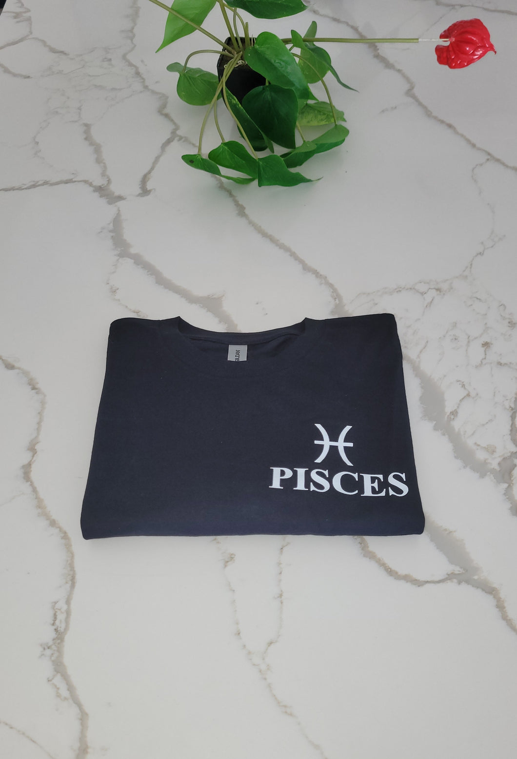 Pisces Zodiac Tee Front