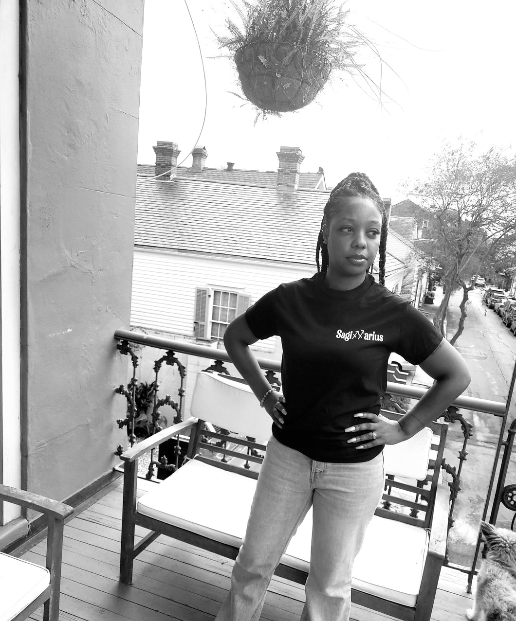 Sagittarius Zodiac Tee Front