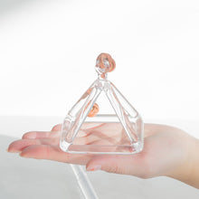 Load image into Gallery viewer, Small Clear Quartz Crystal Singing Pyramid
