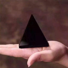 Load image into Gallery viewer, Black Obsidian Pyramid
