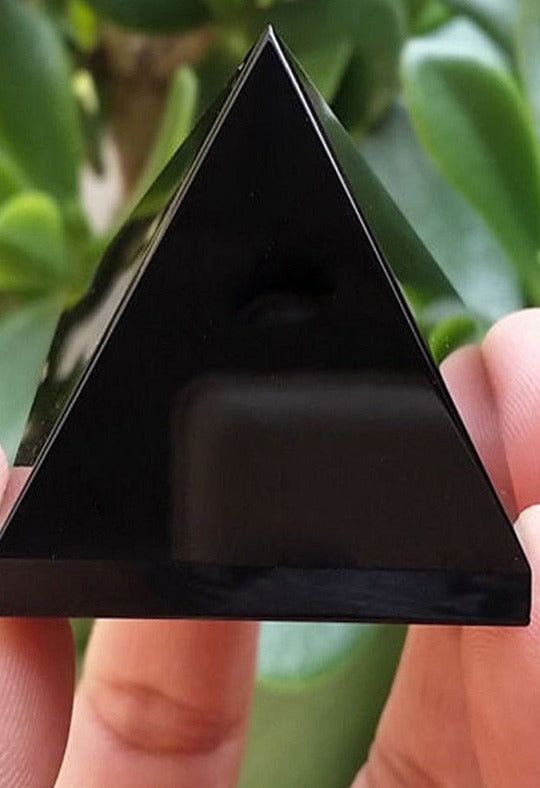 Black Obsidian Pyramid